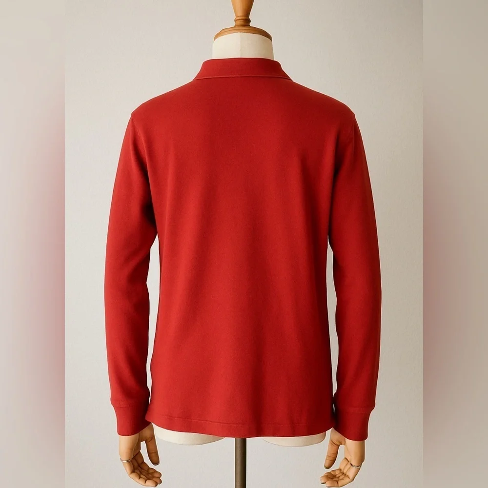 Polo Ralph Lauren Polo Tall Long Sleeve Knit Men's Shirt XL Red